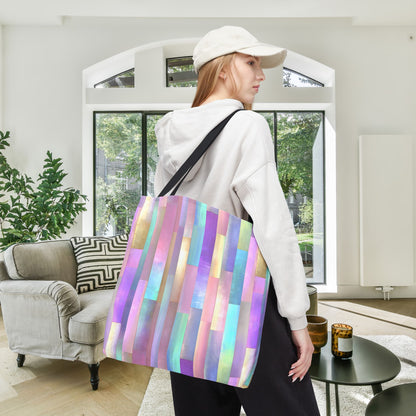Enchanted Mosaic Canvas Tote Bag