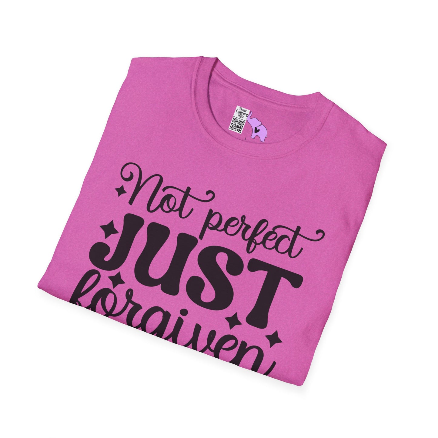 Not Perfect Just Forgiven Adult T-shirt