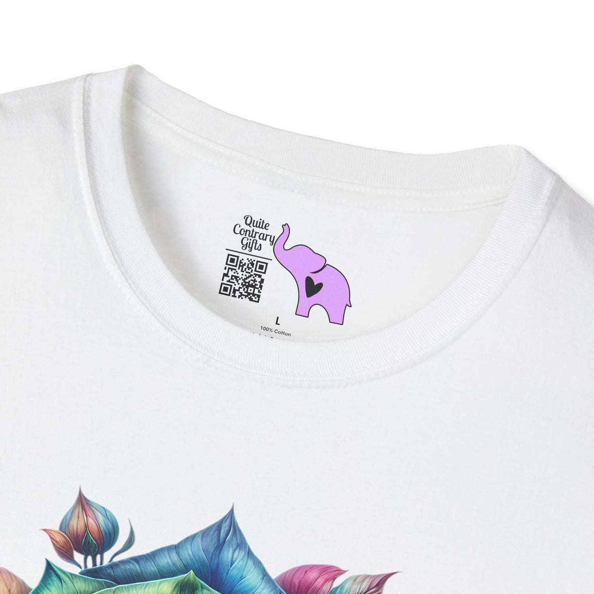 Colorful Rose Adult T-shirt