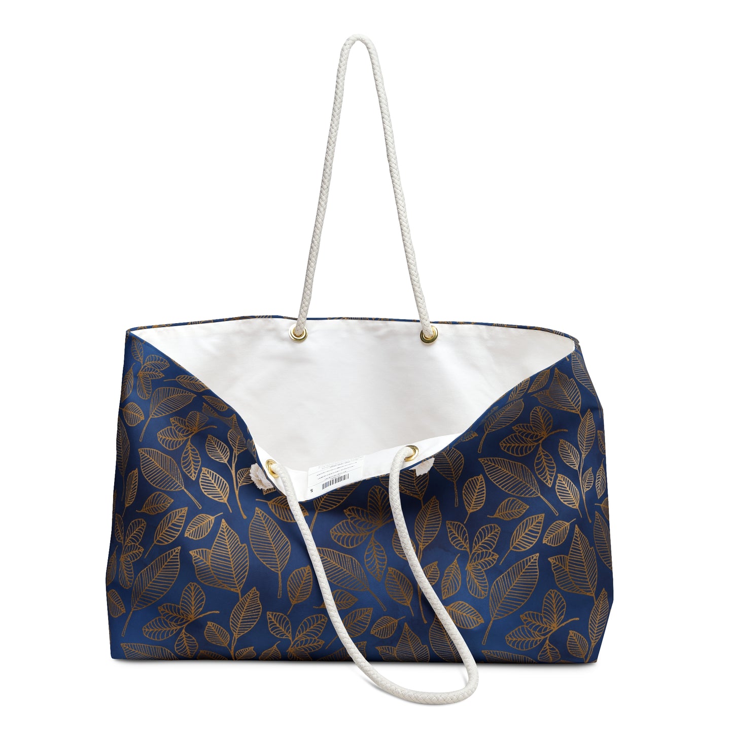 Navy & Gold Botanica Weekender Bag