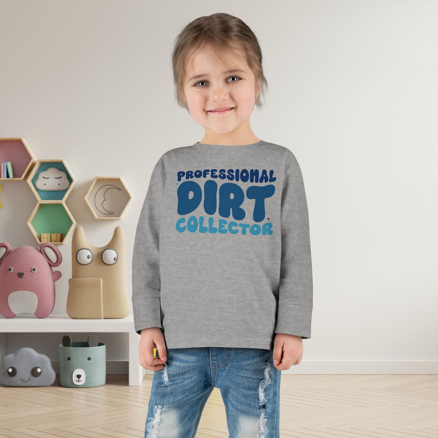 Professional Dirt Collector Toddler Long Sleeve Tee
