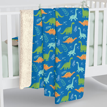 Rawr-some Rex Sherpa Fleece Blanket