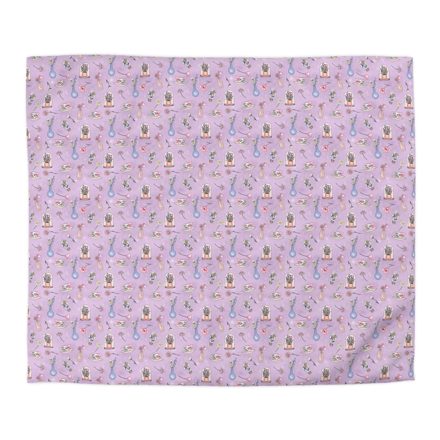 Lilac Meadow Keepsakes Microfiber Duvet Cover
