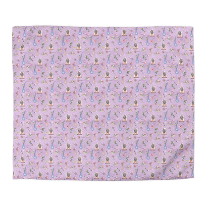 Lilac Meadow Keepsakes Microfiber Duvet Cover