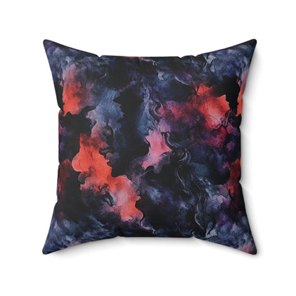 Dark Fantasy Watercolor Throw Pillow