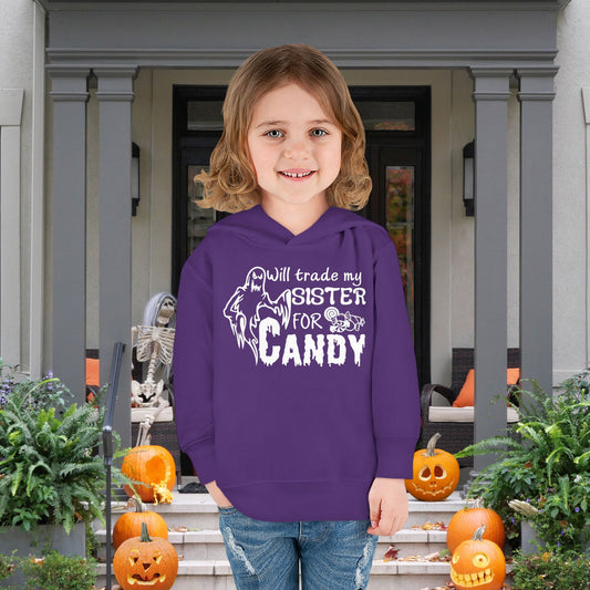 Will Trade My Sister For Candy Toddler Hoodie