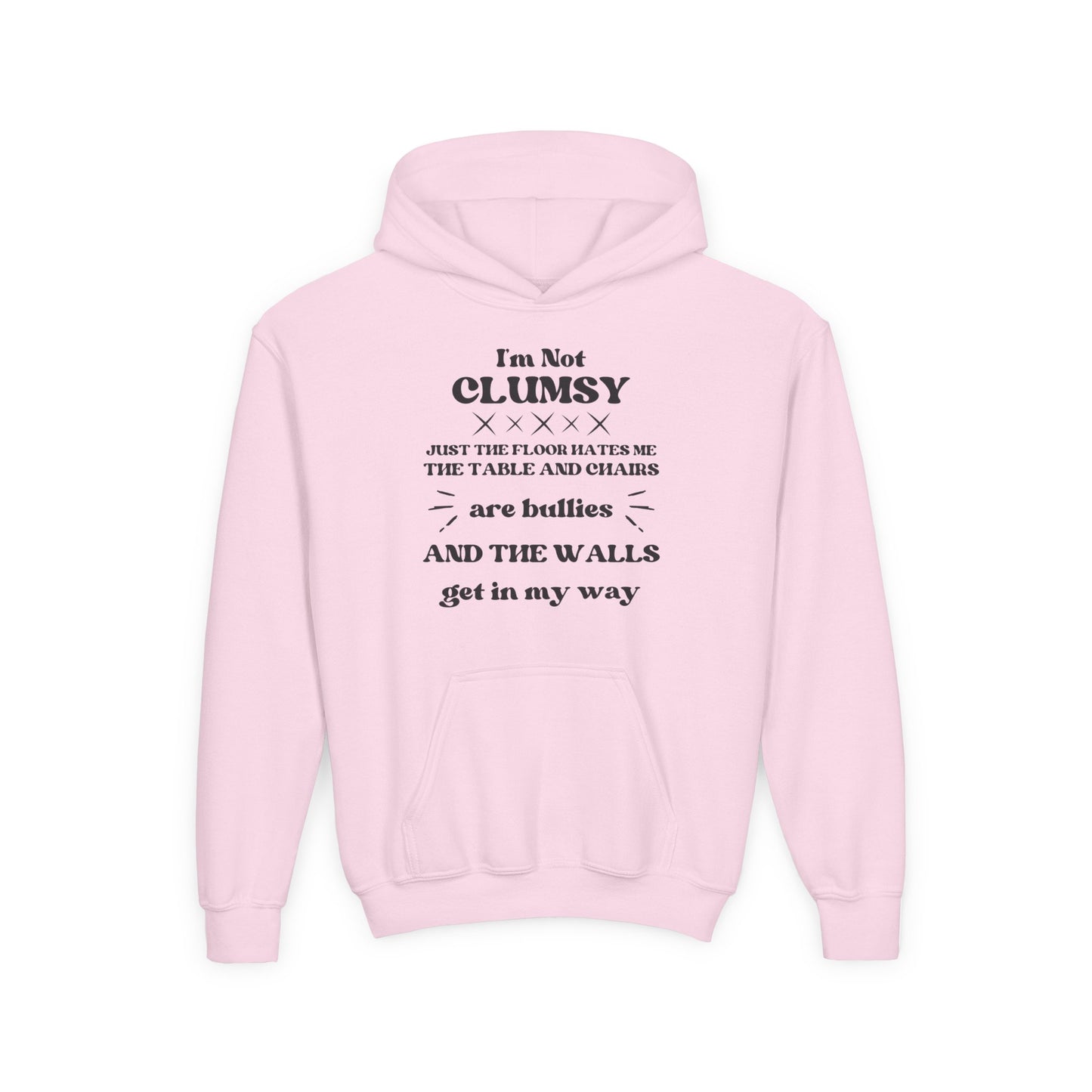 I'm Not Clumsy Youth Hoodie