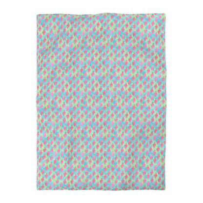 Strawberry Breeze Microfiber Duvet Cover