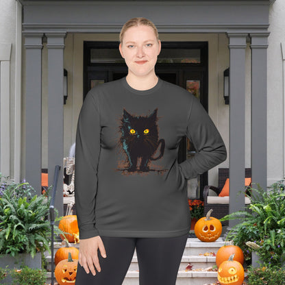 Black Kitten Adult Long Sleeve Tee