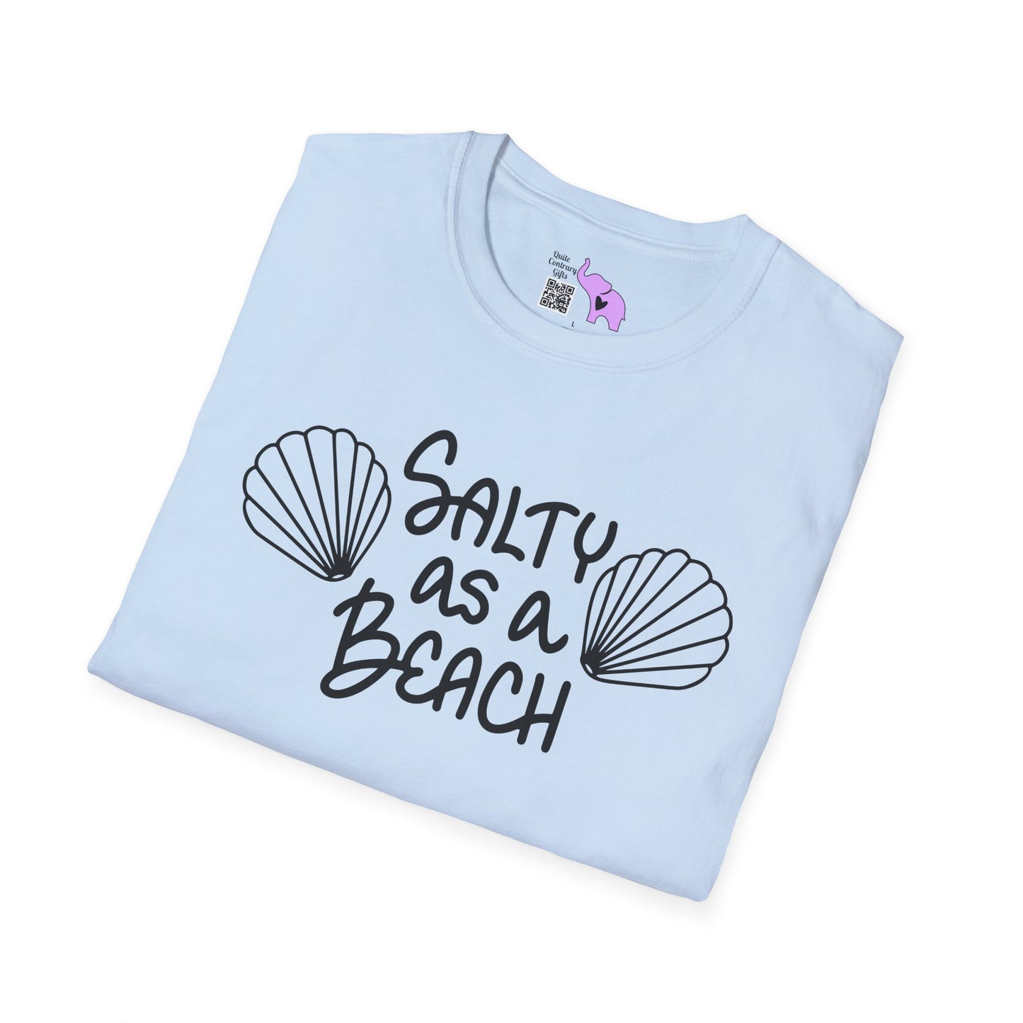 Salty As A Beach Adult T-shirt