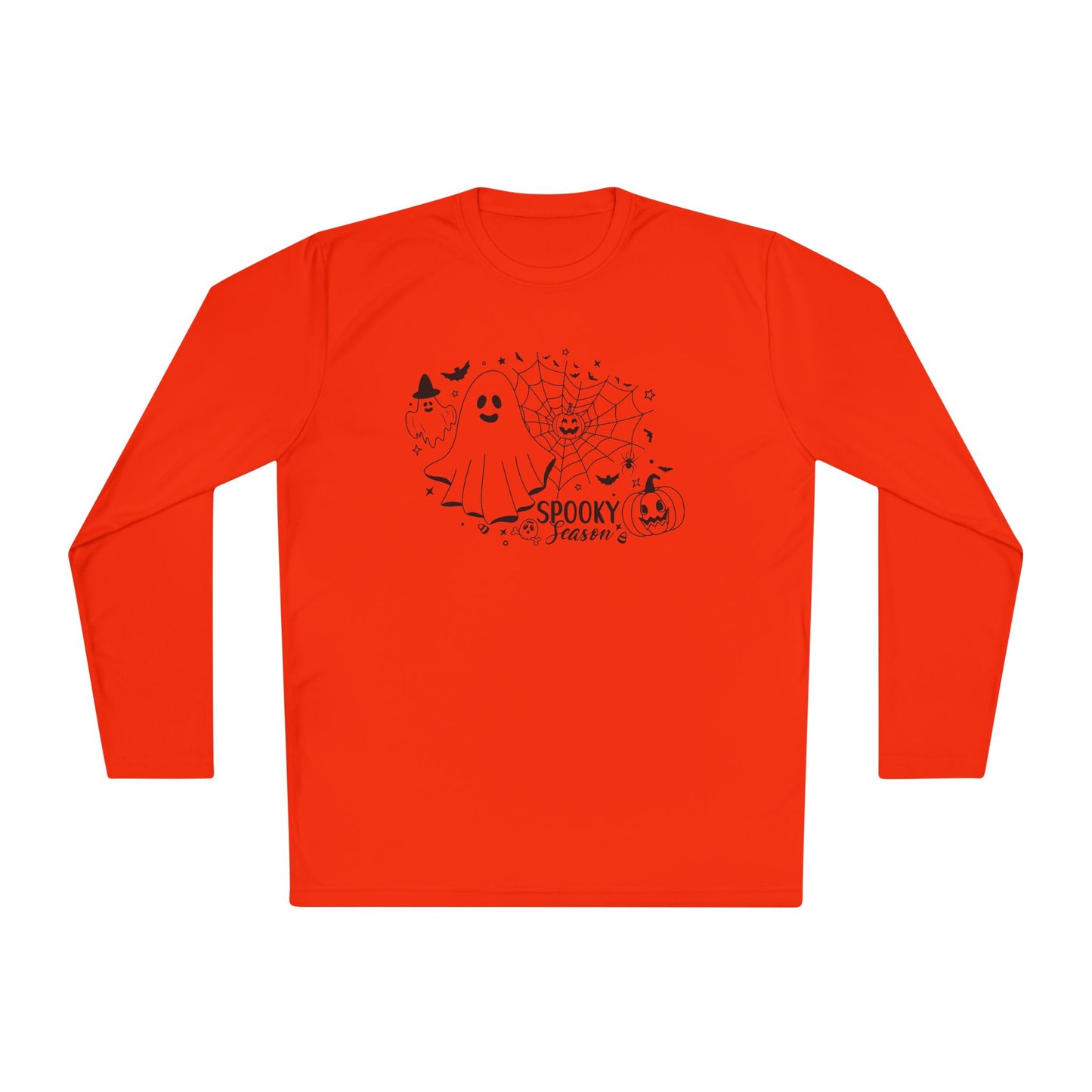 Spooky Season (Ghosts & Spider Webs) Adult Long Sleeve Tee