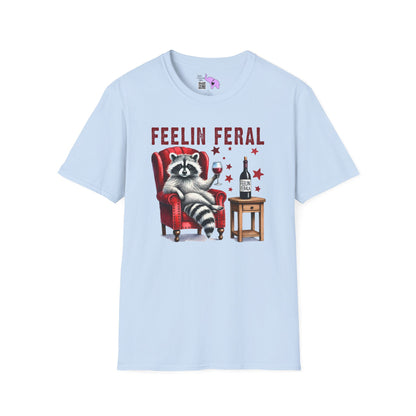 Feelin Feral (Wine) Adult T-shirt