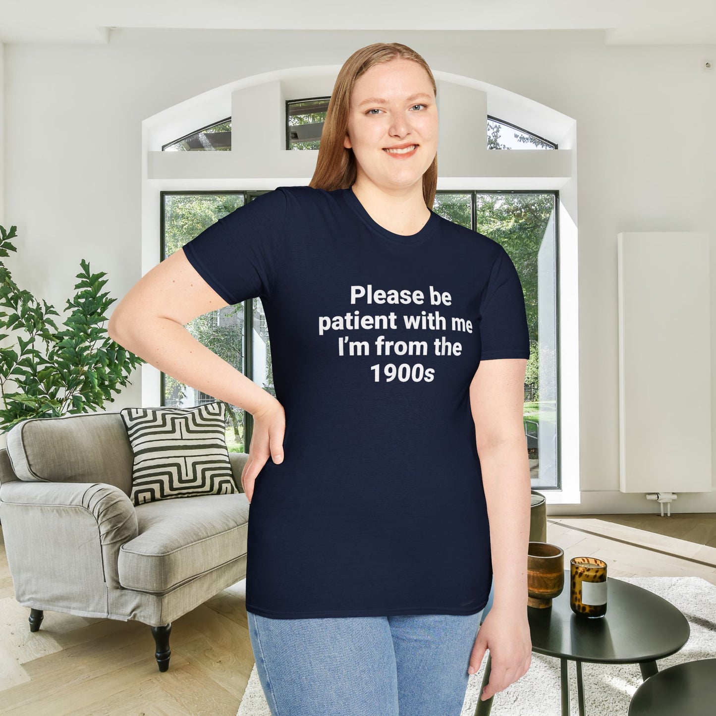 Please Be Patient With Me I'm From The 1900's (Simple) Adult T-shirt