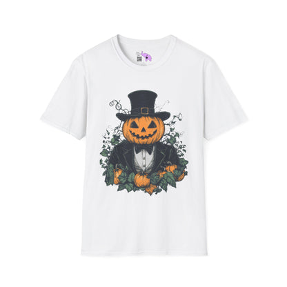 Halloween Pumpkin Man Adult T-shirt
