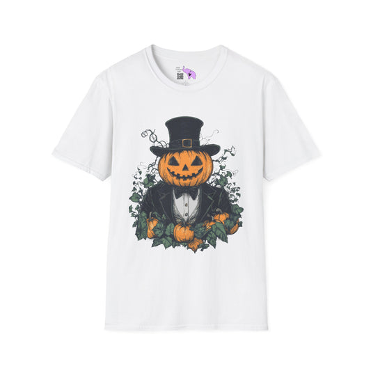 Halloween Pumpkin Man Adult T-shirt