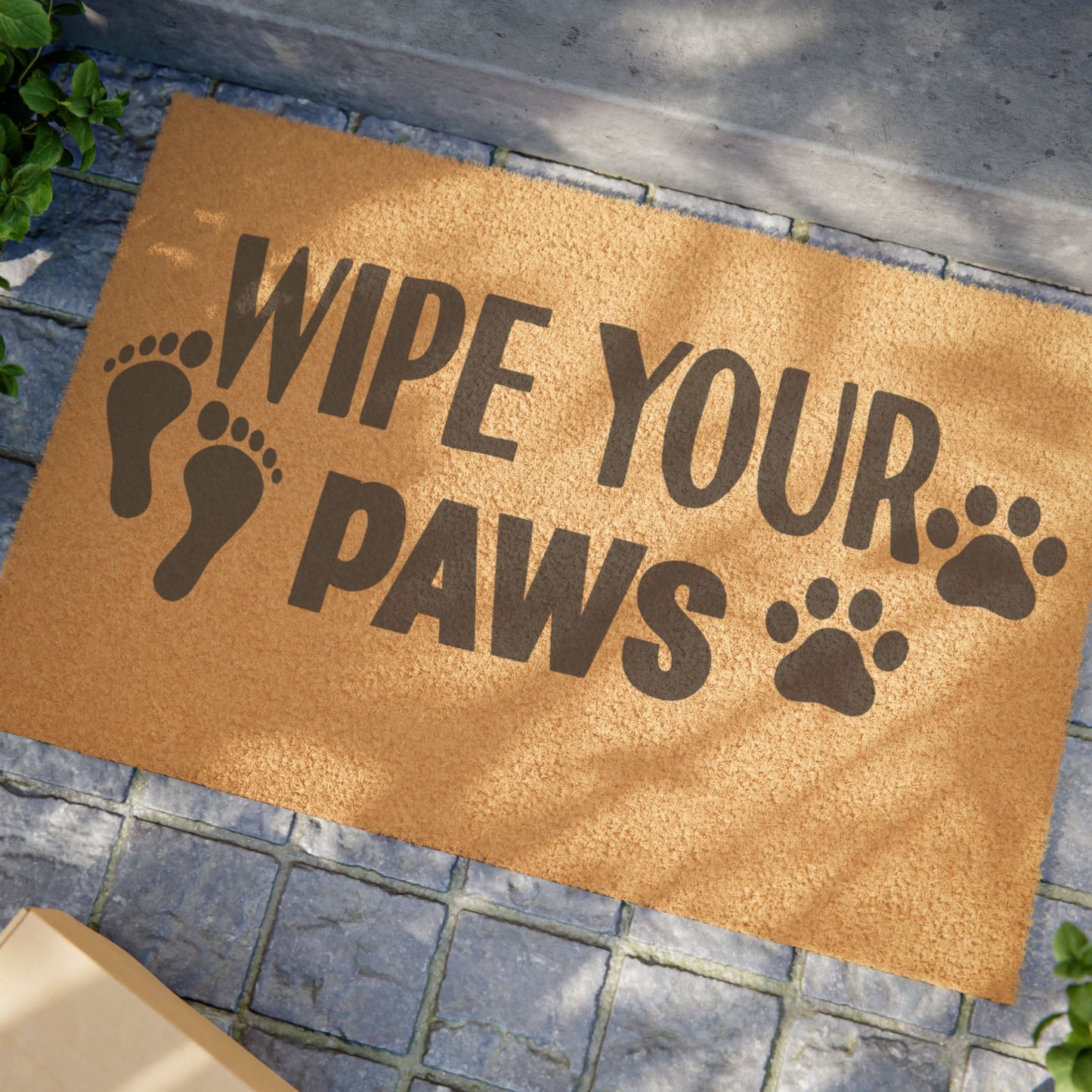 Wipe Your Paws 4 Coconut Fiber Doormat