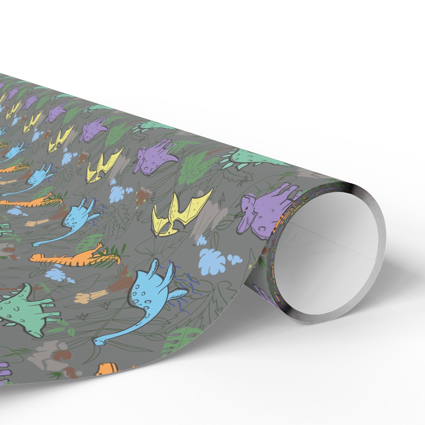 Prehistoric Playtime Wrapping Paper