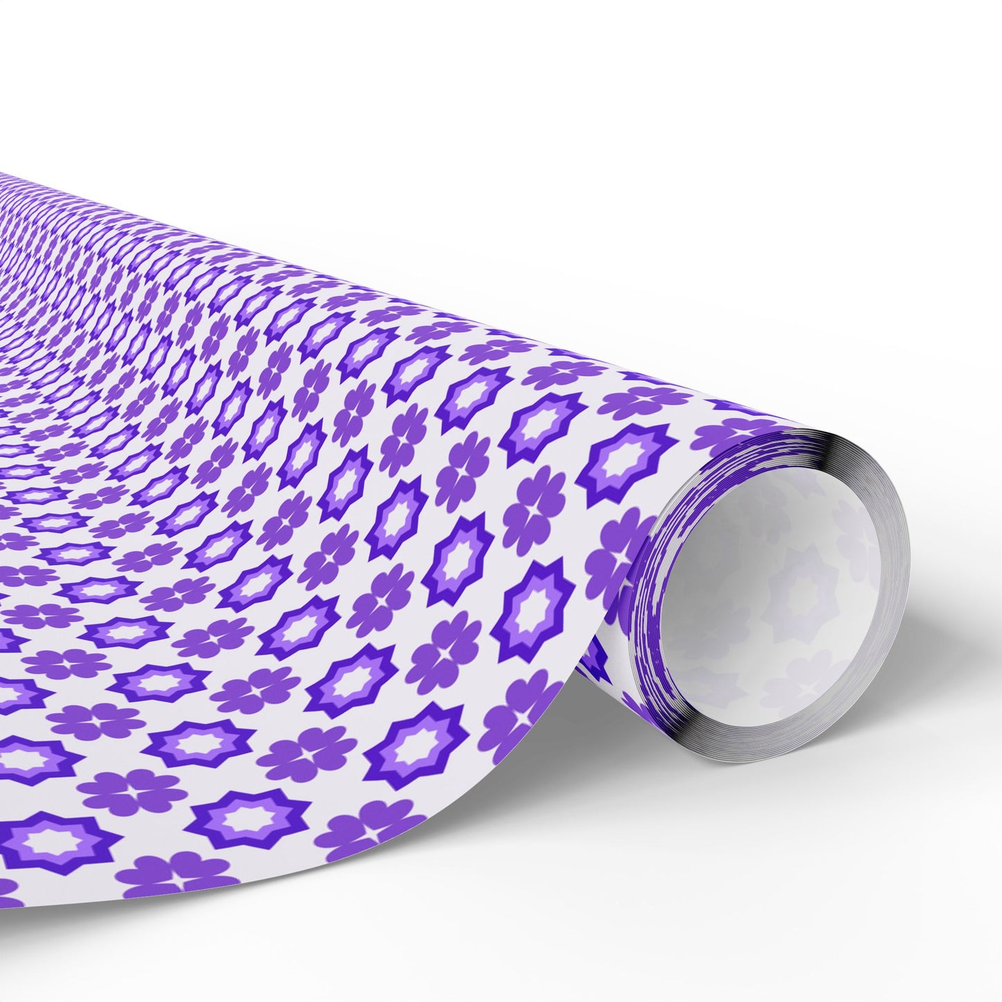 Purple Prism Garden Wrapping Paper