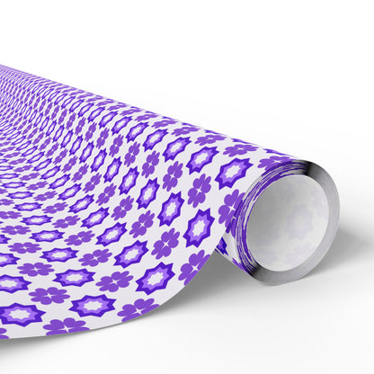 Purple Prism Garden Wrapping Paper