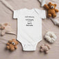 50% Mommy 50% Daddy 100% Adored Infant Fine Jersey Bodysuit