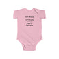 50% Mommy 50% Daddy 100% Adored Infant Fine Jersey Bodysuit