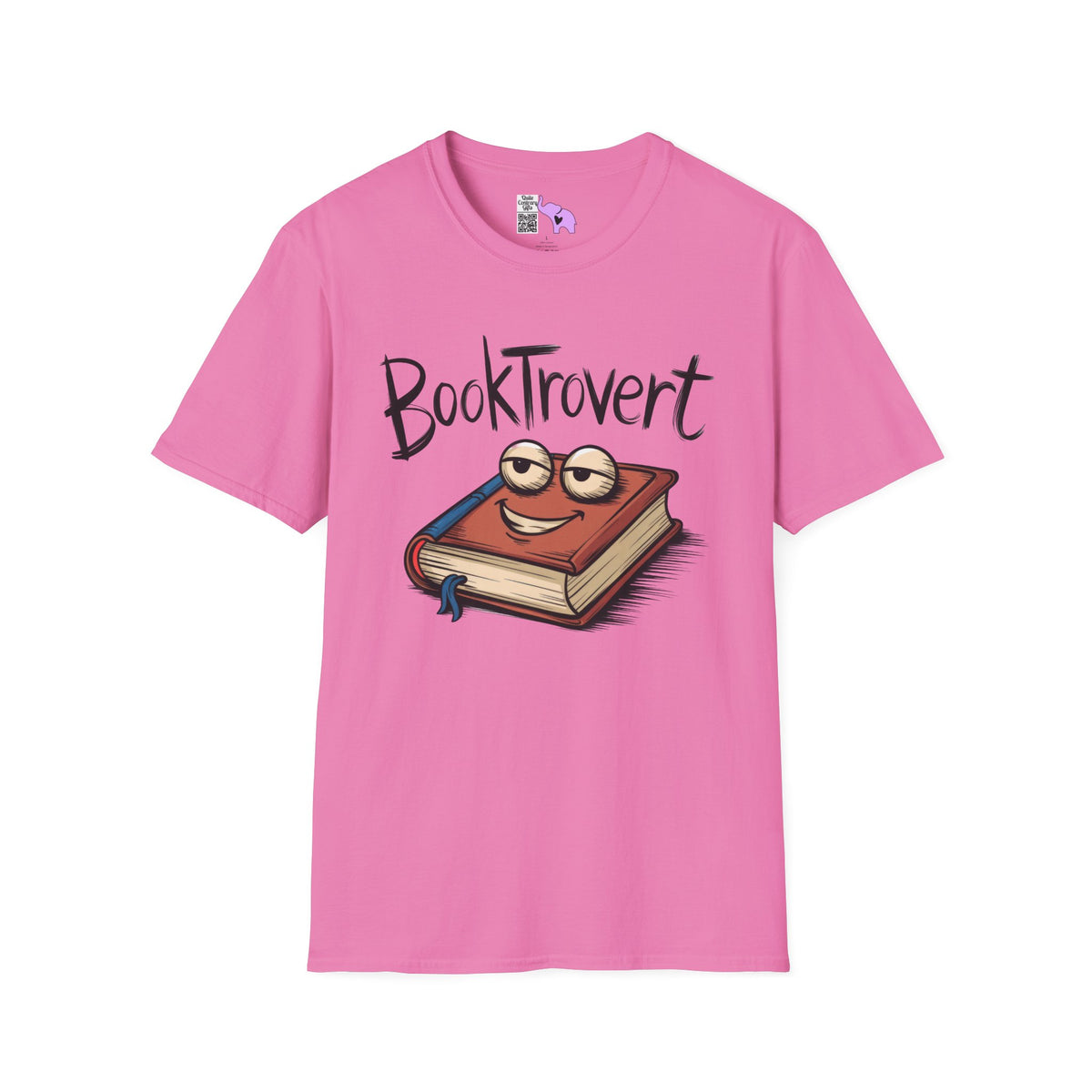 Booktrovert (Cartoonish Book) Adult T-shirt