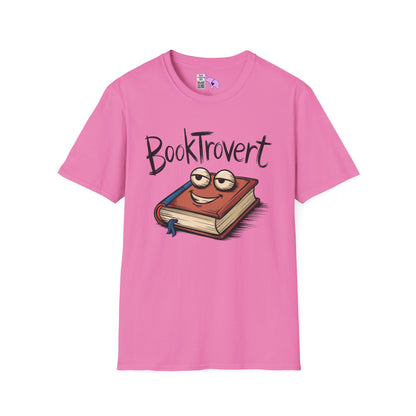 Booktrovert (Cartoonish Book) Adult T-shirt