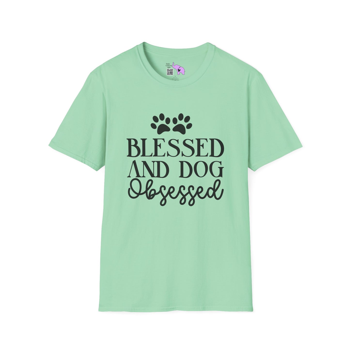 Blessed And Dog Obsessed Adult T-shirt