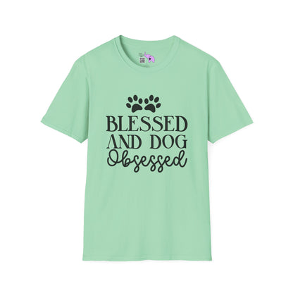 Blessed And Dog Obsessed Adult T-shirt