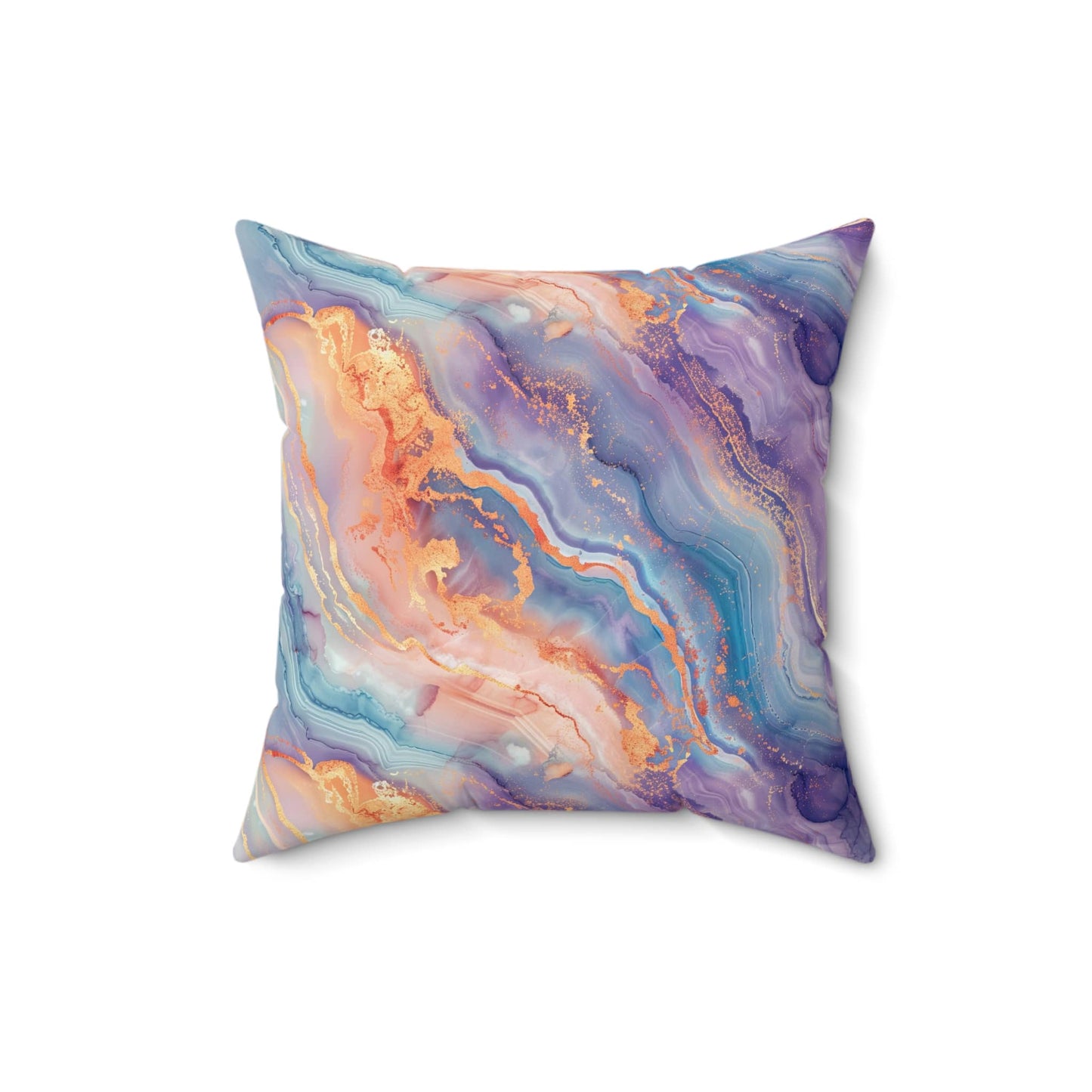 Dreamwave Marble Throw Pillow