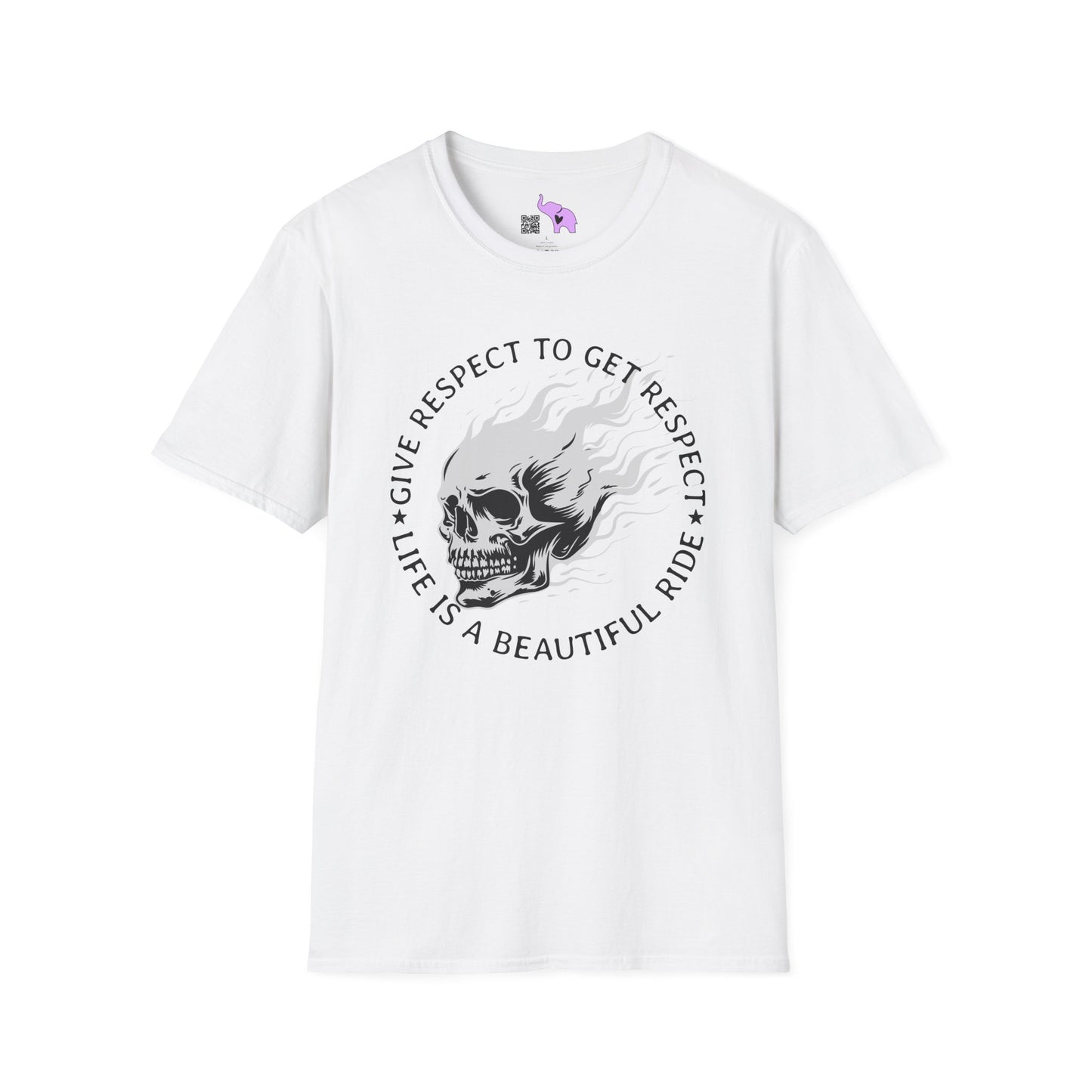 Give Respect to Get Respect Life Is A Beautiful Ride Adult T-shirt