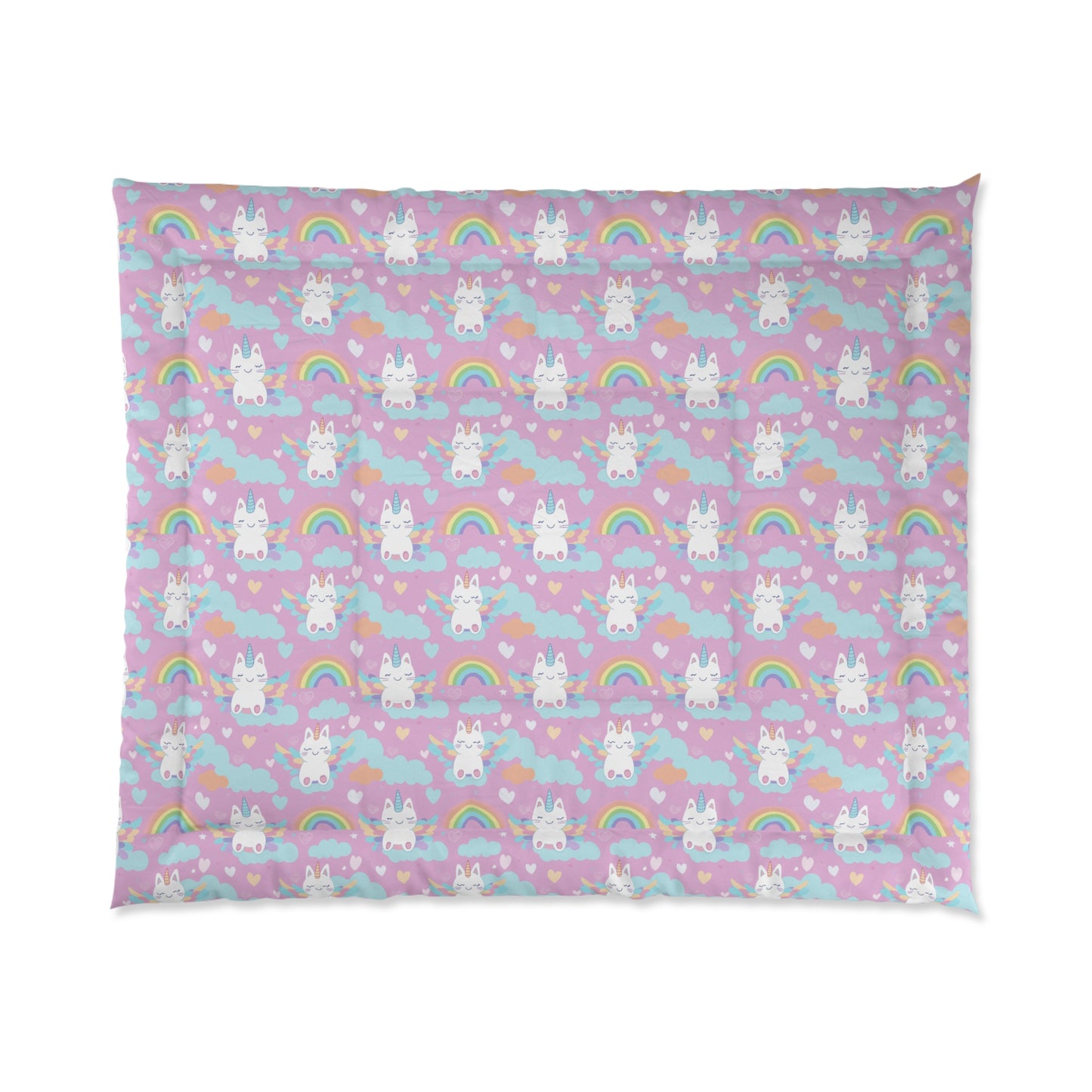 Rainbow Sky Riders Comforter