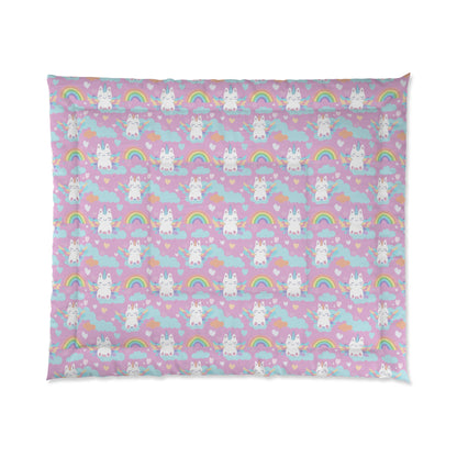 Rainbow Sky Riders Comforter