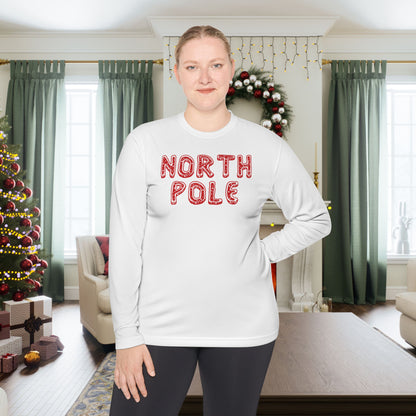 North Pole Adult Long Sleeve Tee