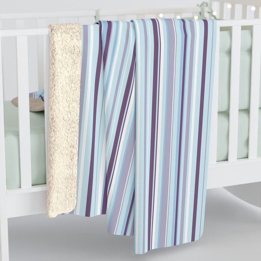 Lavender Breeze Sherpa Fleece Blanket
