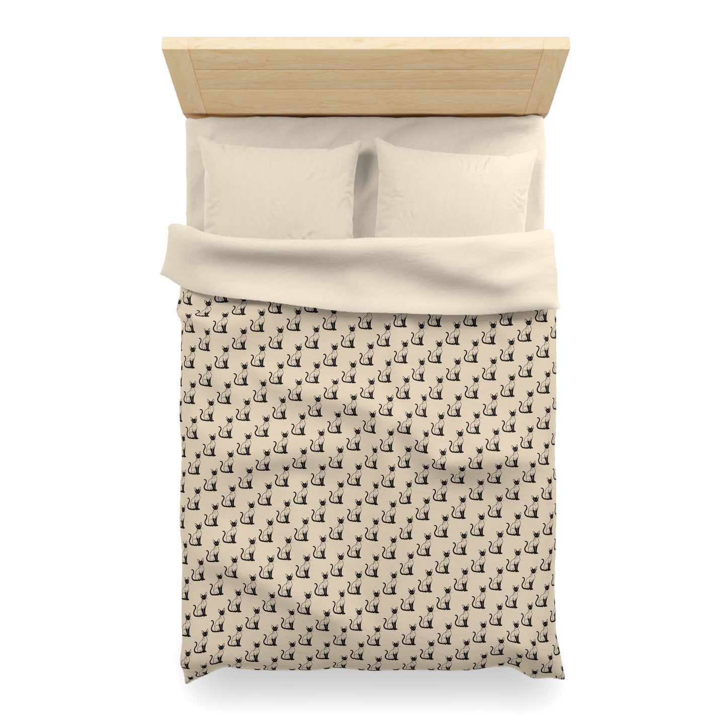 Siamese Charm – Sandy Dune Microfiber Duvet Cover