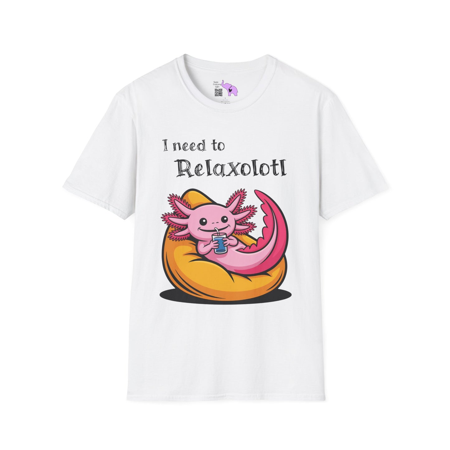 I Need to Relaxolotl Adult T-shirt