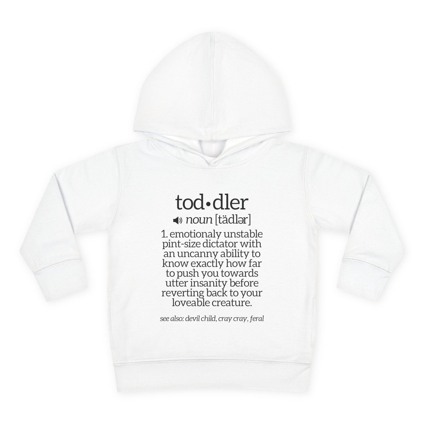 Toddler Definition Toddler Hoodie