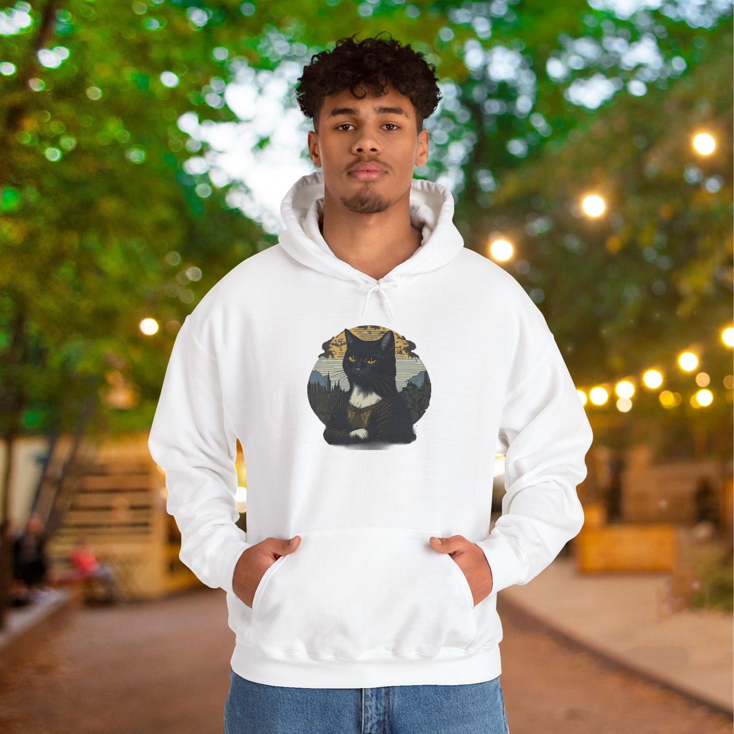 Meow Lisa Heavy Blend™ Hooded Sweatshirt