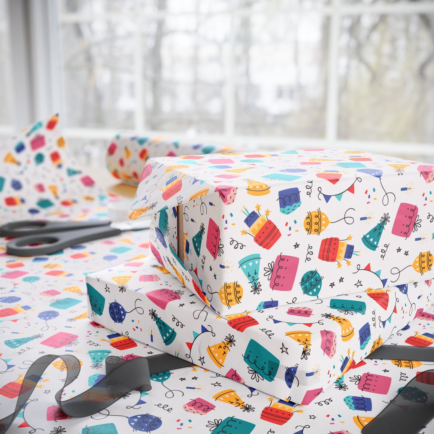 Sprinkled Surprises Wrapping Paper