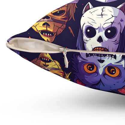 Monster Mash Up Throw Pillow