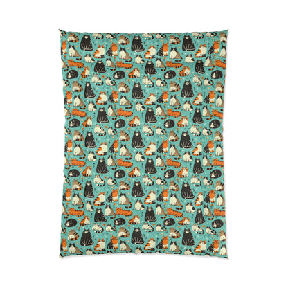 Whimsy Whiskers Comforter