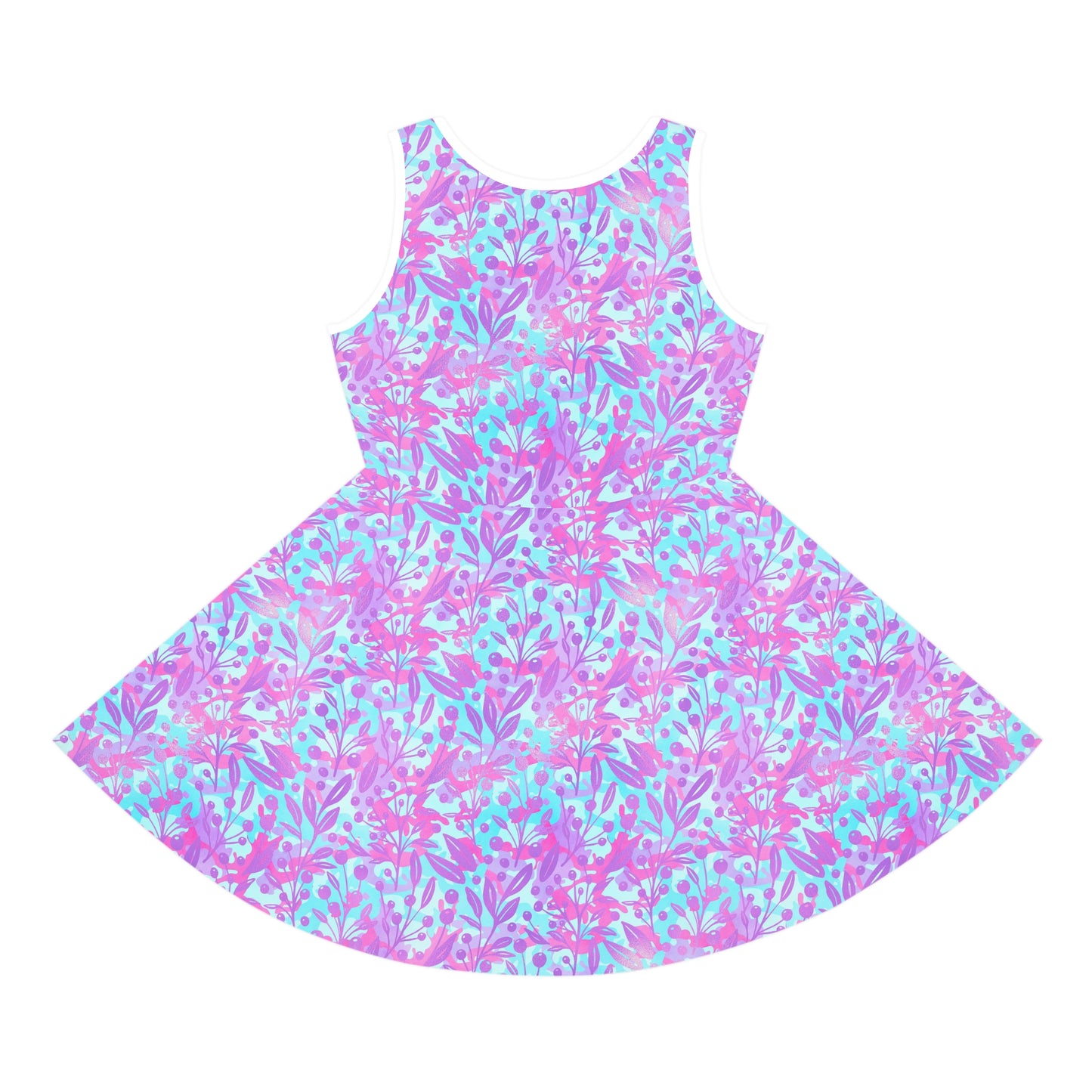 Sweet Berry Bloom Girls' Sleeveless Sundress