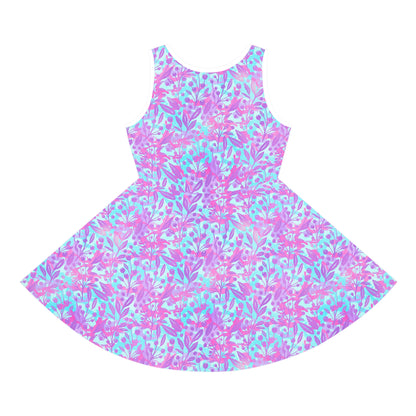 Sweet Berry Bloom Girls' Sleeveless Sundress