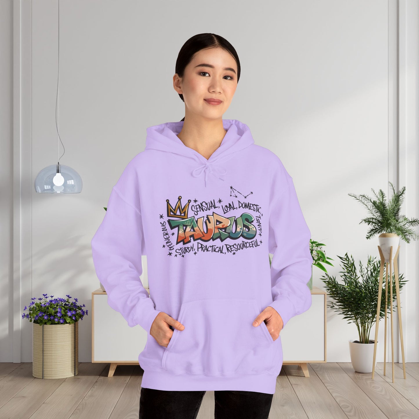 Taurus Street Art Heavy Blend™ Hooded Sweatshirt