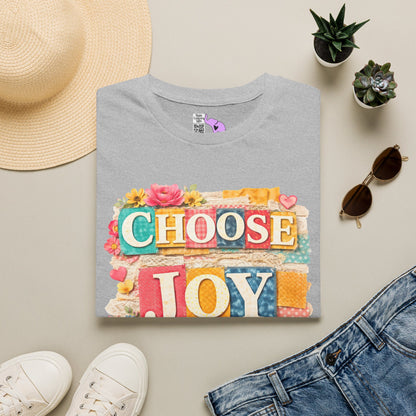 Choose Joy (Lace Collage) Adult T-shirt