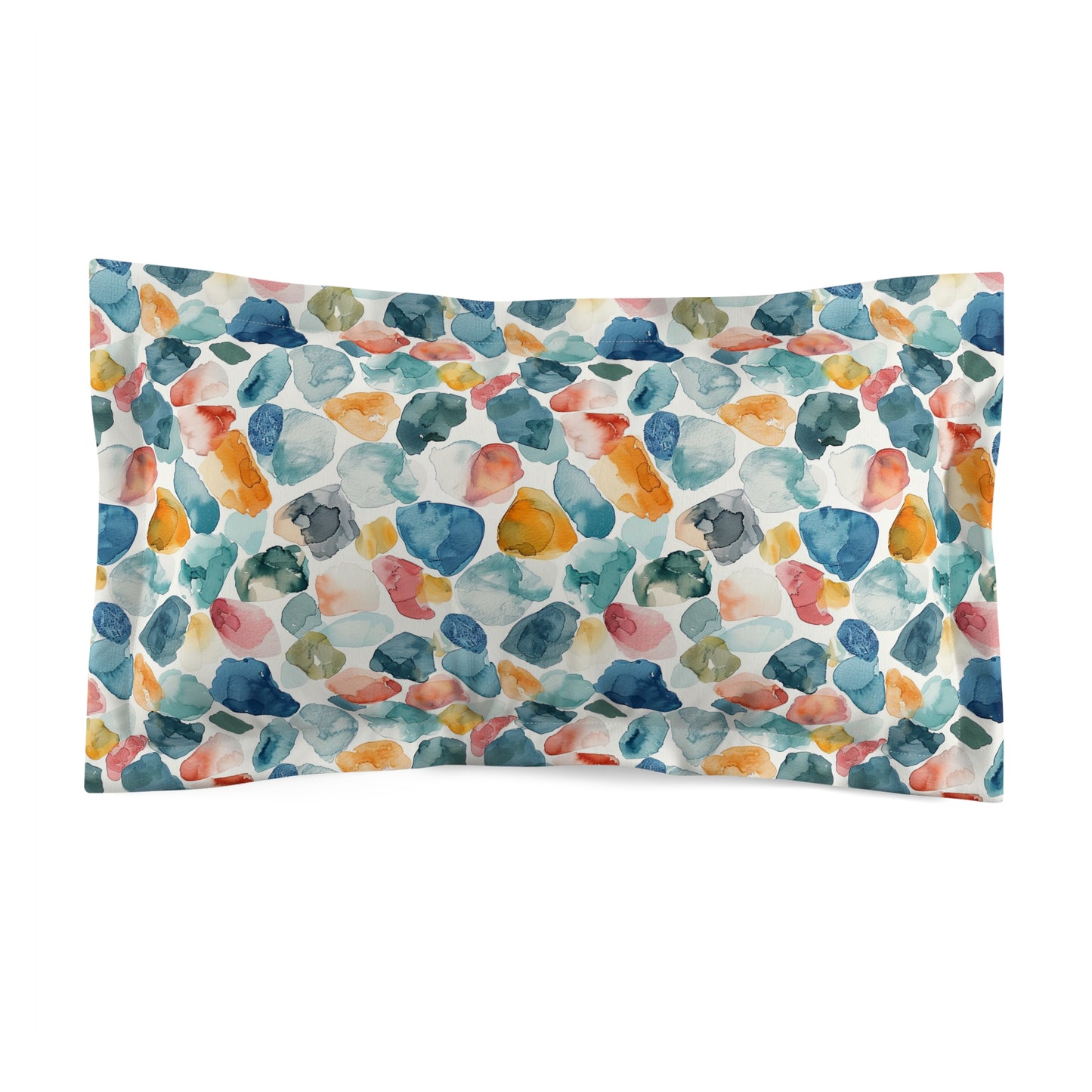 Watercolor Pebble Terrazzo Basic Bedding Set