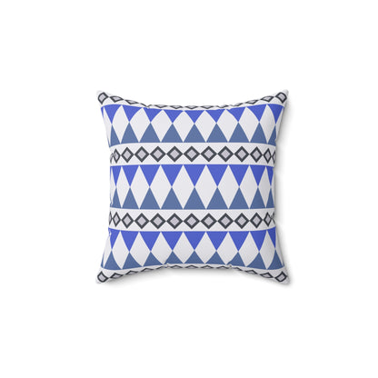 Sapphire Cairn Stripes Throw Pillow