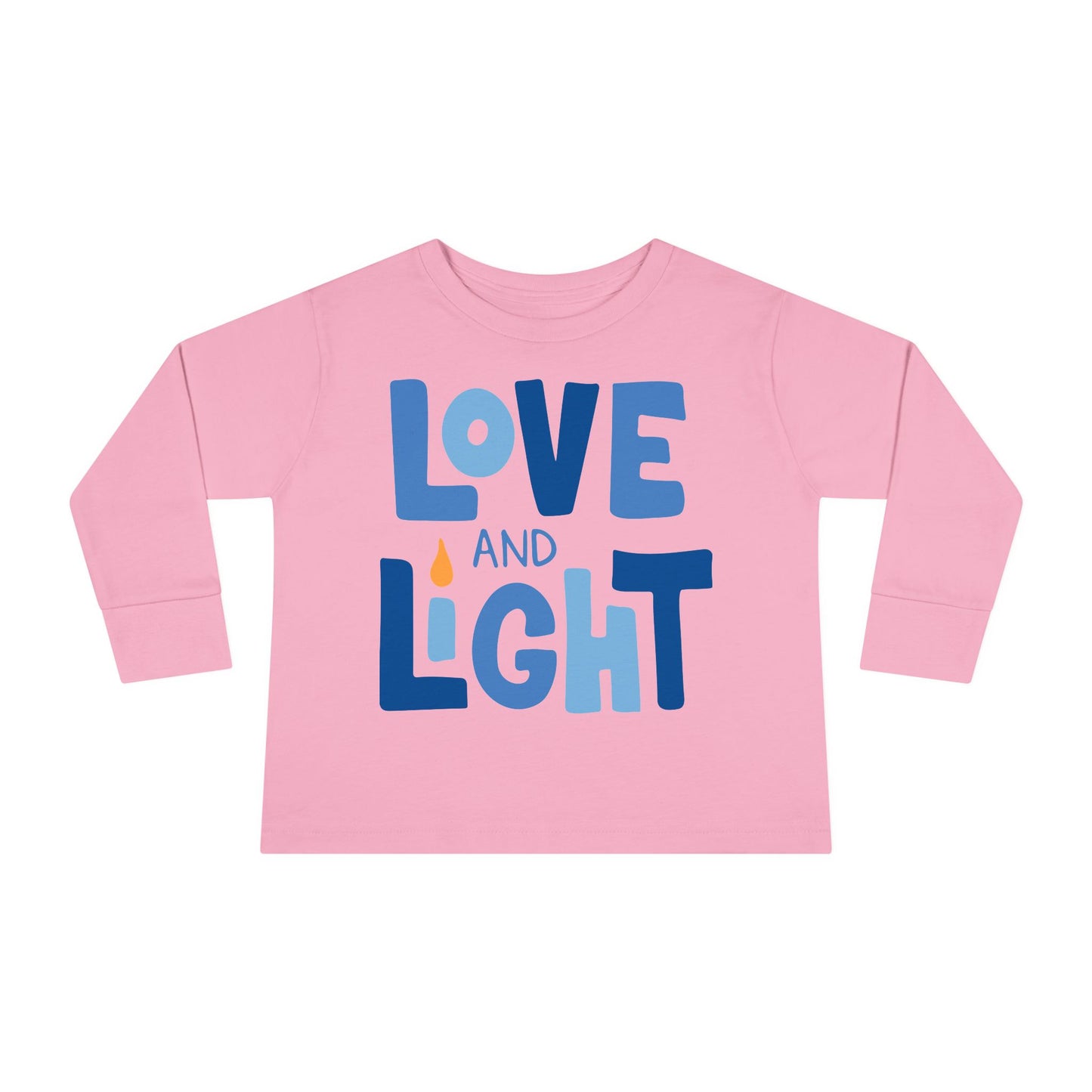 Hanukkah Love & Light 2 Toddler Long Sleeve Tee