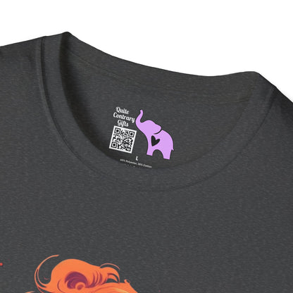 Creepy Ghost 8 Adult T-shirt